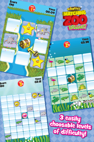 Giraffe's Matching Zoo Deluxe - Featuring the FUN BUTTON! screenshot 4