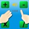 FingerCalc HD is an innovative calculator application where the step for entering numbers is positioning your fingers on the screen