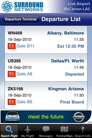 Live Airport - Las Vegas McCarran (LAS Airport) Lite screenshot 3