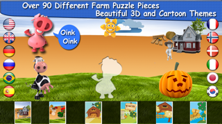 How to cancel & delete Farm Puzzle for Babies Free: Move Cartoon Images and Listen Sounds of Animals or Vehicles with Best Jigsaw Game and Top Fun for Kids, Toddlers and Preschool from iphone & ipad 1