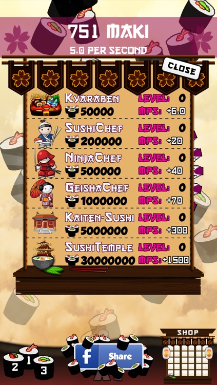 Sushi Clickers (the Cookie saga) screenshot-3