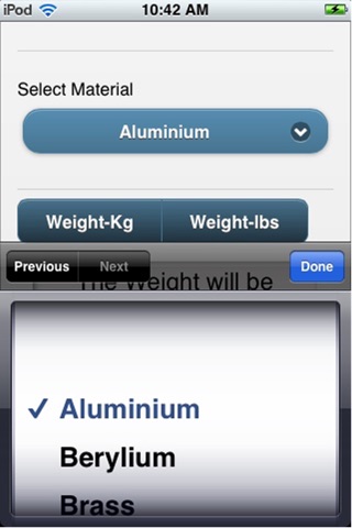 WeightCalc screenshot 3