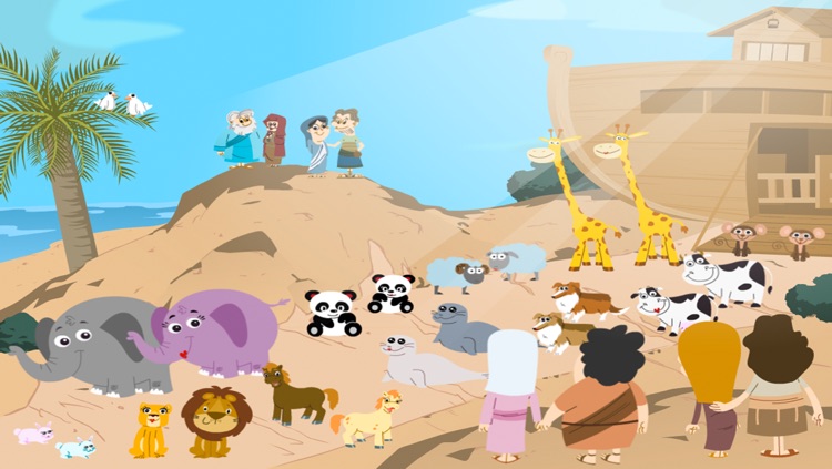 Noah's Ark Bible Story with Built-in Games - Fun and Interactive in HD screenshot-4