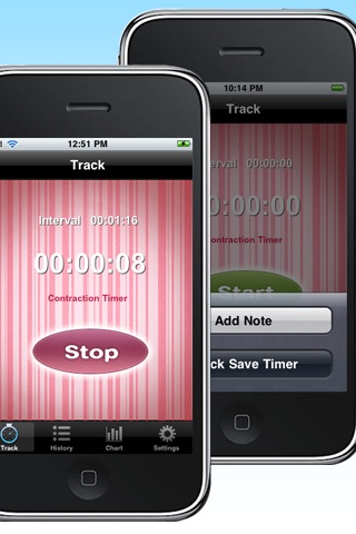 Contraction Timer Free