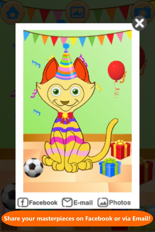 Paint & Dress up your pets - drawing, coloring and dress up game for kids! screenshot-3