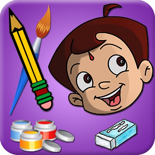 Draw & Color Chhota Bheem and his Friends