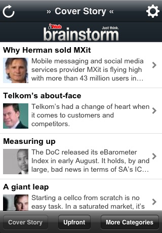 Brainstorm Magazine iPhone screenshot 3