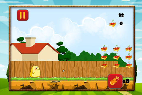A Brave Chicken Dash - Cake Crush Race Free Game screenshot 2