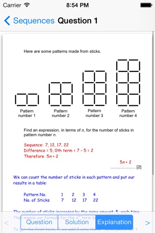 GCSE 2013-2016 Higher Tier Algebra screenshot 4