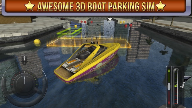 3D Boat Parking Simulator Game - Real Sa