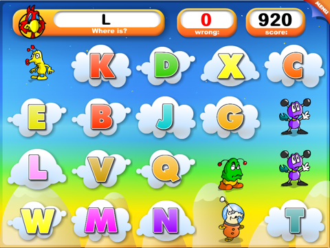 ABC - Letters, Numbers, Shapes and Colors with Mathaliens HD screenshot 3