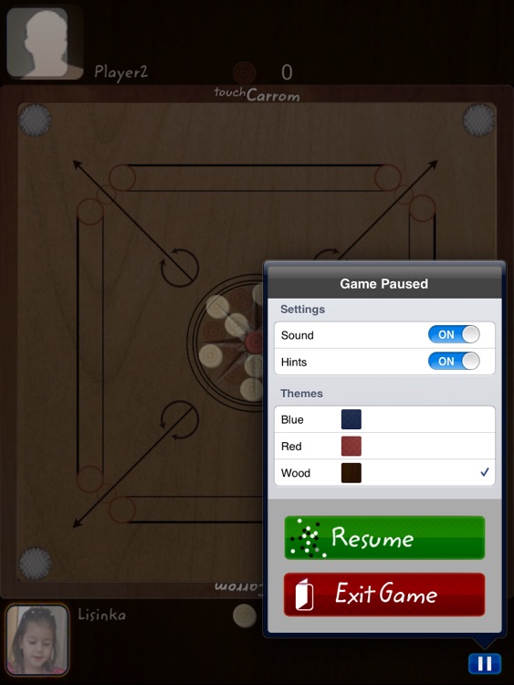 Touch Carrom for iPad