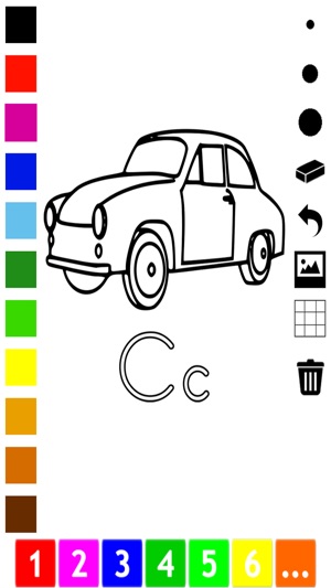 字母 圖畫書 幼兒： 學習寫和畫 字母 字母在英語與許多圖片，學校，幼兒園和幼兒園(圖5)-速報App