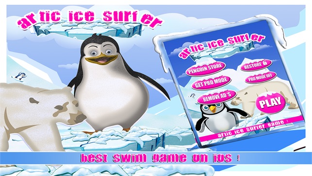 Arctic Ice Tiny Pingu Surfer FREE : North pole Happy iceberg(圖3)-速報App