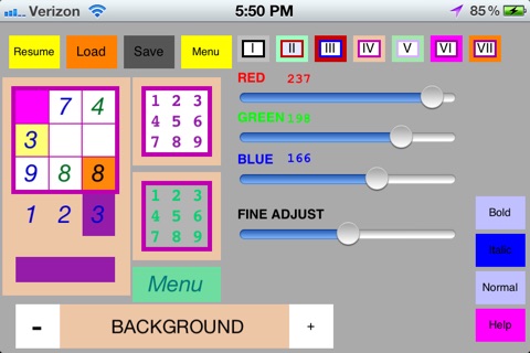Java Sudoku screenshot 3
