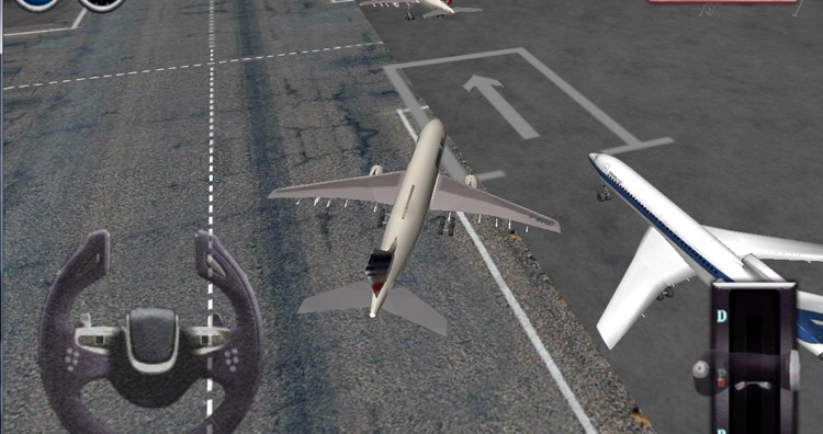 Airplane parking - 3D airport