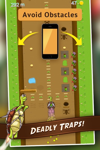 Jetpack Turtle Adventure - Max Speedwood Free Chasing Game screenshot 2
