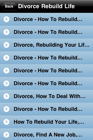 Divorce Rebuild Life screenshot 2