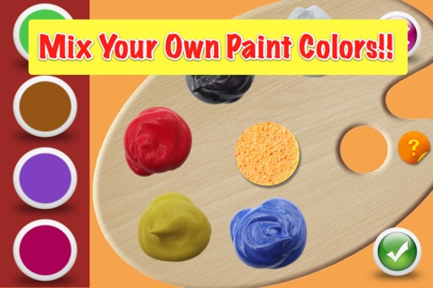 Color Mix (Dinosaur) - Learn Paint Colors by Mixing Paints & Drawing Dinosaurs for Preschool screenshot 2