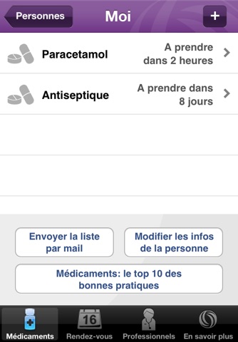 Mes traitements screenshot 3