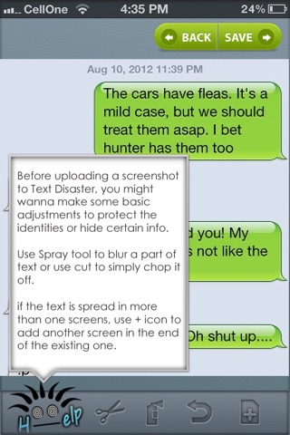 Text Disaster Lite screenshot 4