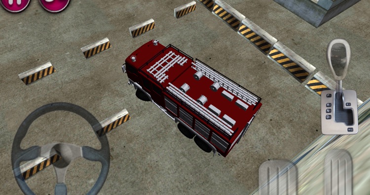 Firetruck Parking 3D Game screenshot-3