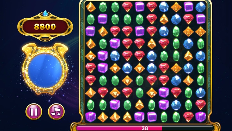 DazzleJewel Free: match-3 gems,Jewels, Ruby & Diamonds puzzle game