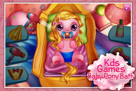 Kids Games：Baby Pony Bath screenshot 3