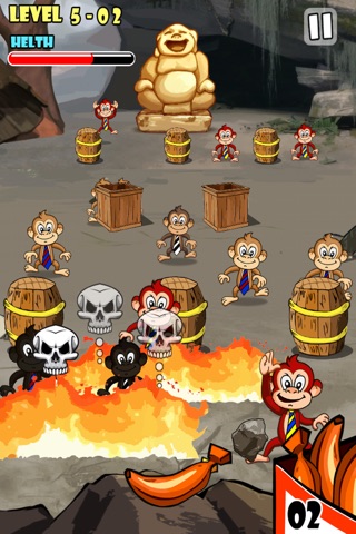 Monkey Bowl Free screenshot 2