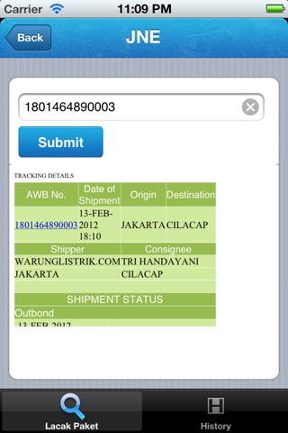 Lacak Paket Indonesia screenshot 3