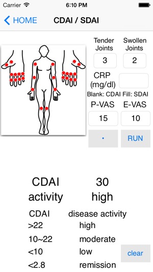 DAS28/ACR-EULAR criteria(圖3)-速報App