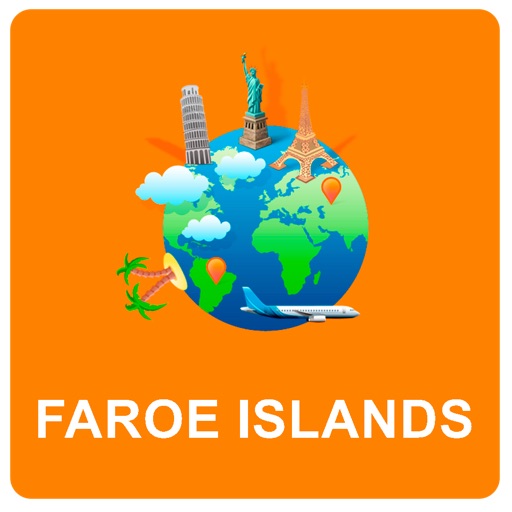 Faroe Islands Off Vector Map - Vector World icon