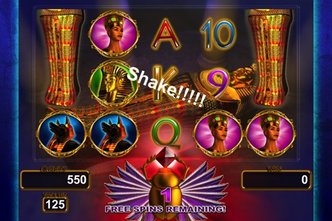Kings Tomb Video Slot Machine screenshot 3