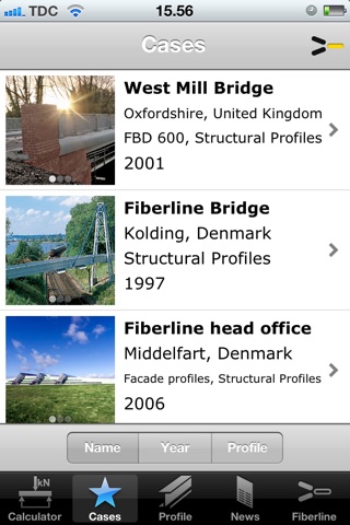 Fiberline screenshot 2