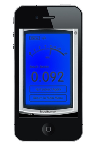 Alcohol Breathalyzer screenshot 2