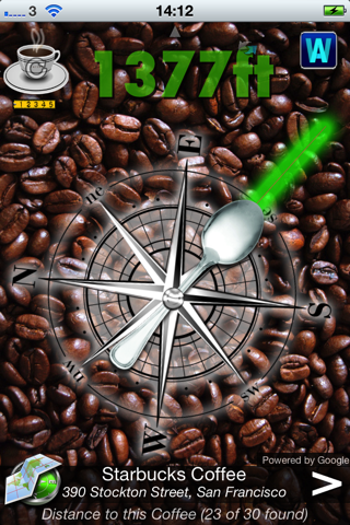 COFFEE Compass FREE screenshot 2