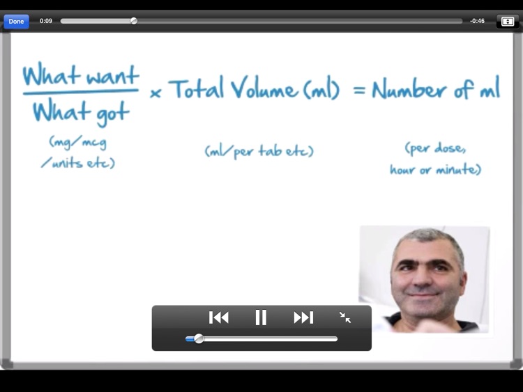 Adult Drug Calculations for iPad