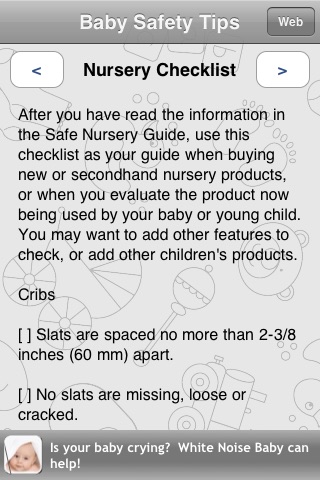 Baby Safety Tips screenshot 4