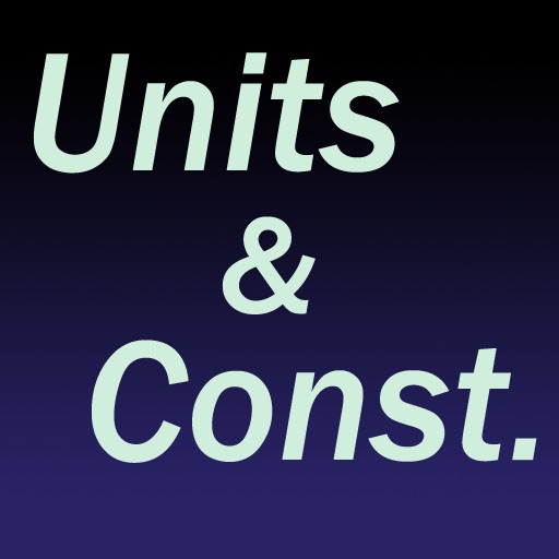 units & Constants for Iphone icon