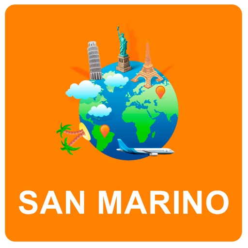 San Marino Off Vector Map - Vector World icon