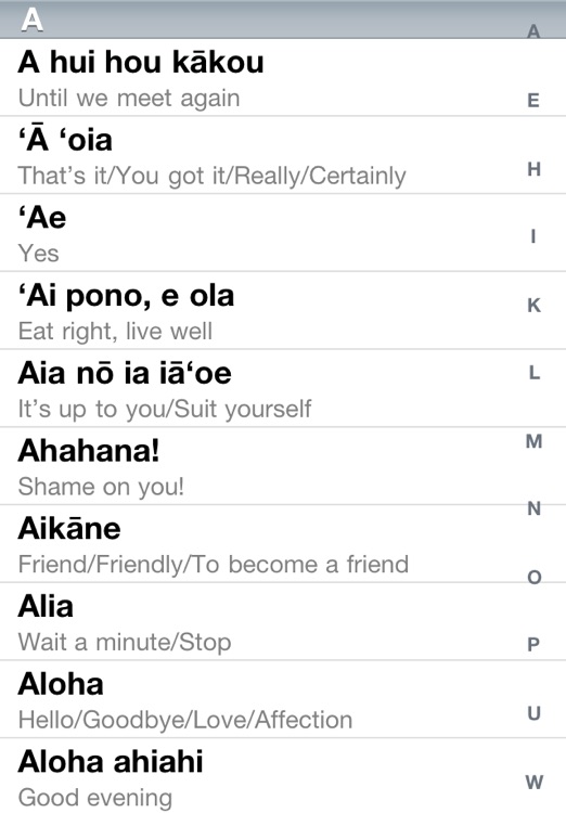 Speak Hawaiian Phrases