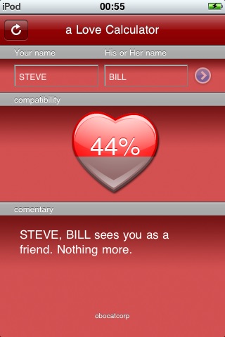 a Love Calculator screenshot 4