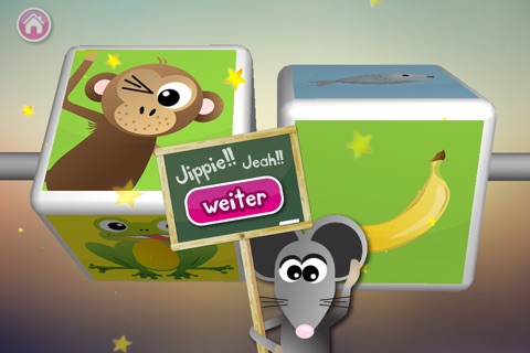 The clever mouse: Animal feeding - a preschool game for kids and toddlers screenshot 3
