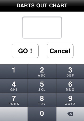 DARTS OUT CHART screenshot 2