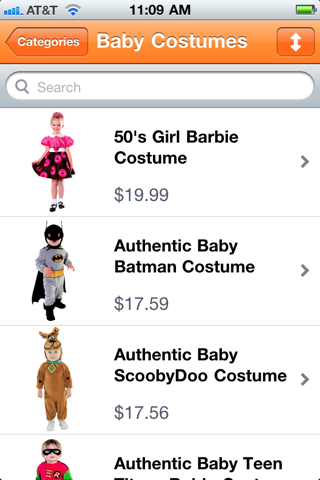 Halloween Costume Catalog screenshot 2