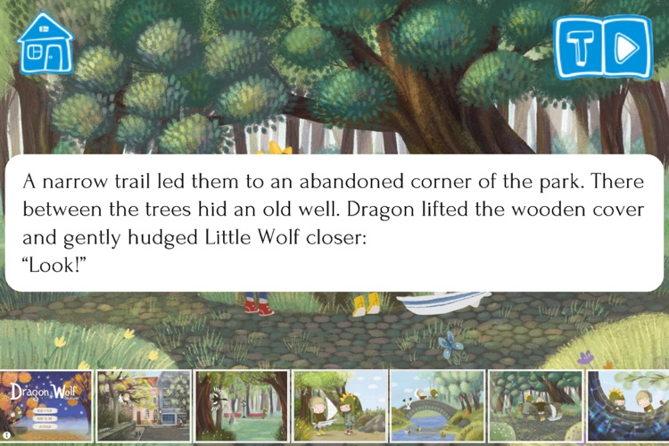 Dragon and Wolf - An Interactive Children`s Book screenshot-3