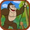 Gorilla King Jungle Swing Free - Fun Physics Game