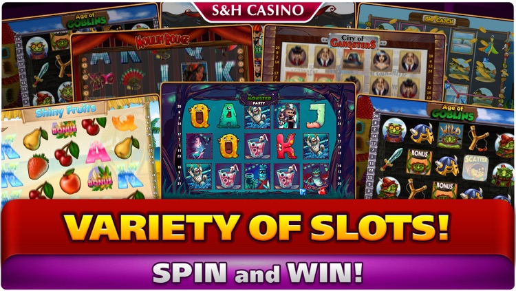 S&H Casino - FREE Premium Slots and Card Games