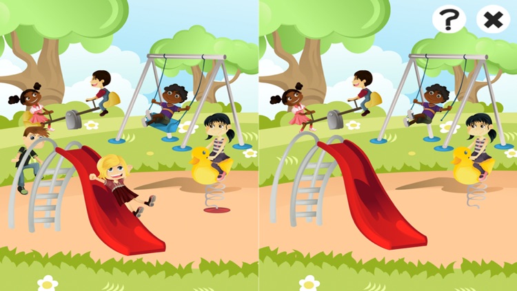 A Playground Learning Game for Children: Learn and Play with Friends