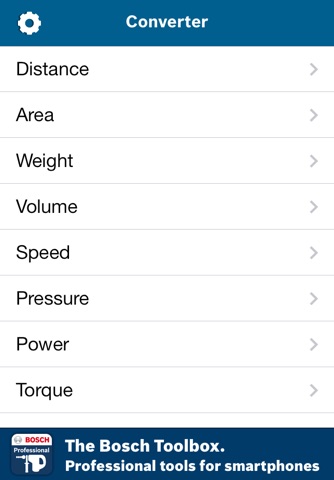 Bosch Unit Converter: Professional converter for over 50 units screenshot 2